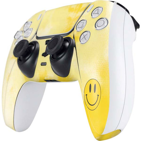 Yellow Tie Die PS5 Controller Skin